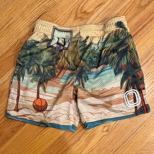 Overtime Tropical Basketball Shorts SIZE youth XL